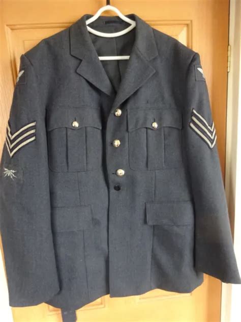 Raf No 1 Dress Uniform Jacket Ww2 Era Sergeant Patches Vintage Royal