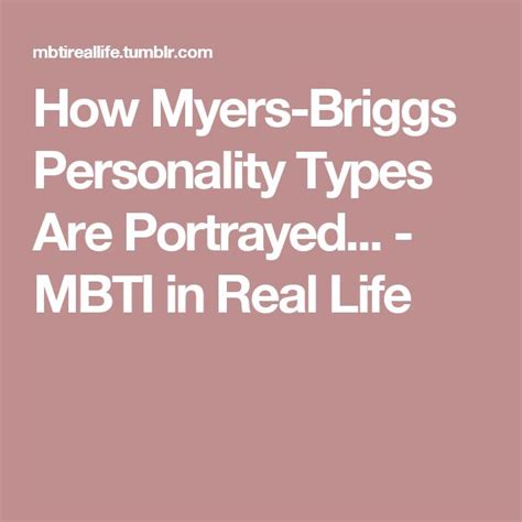 How Myers Briggs Personality Types Are Portrayed Online Vs How They Are In Real Life Myers