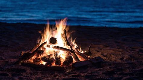 Campfire By Lake White Noise 10 Hours For Sleeping Studying Or To