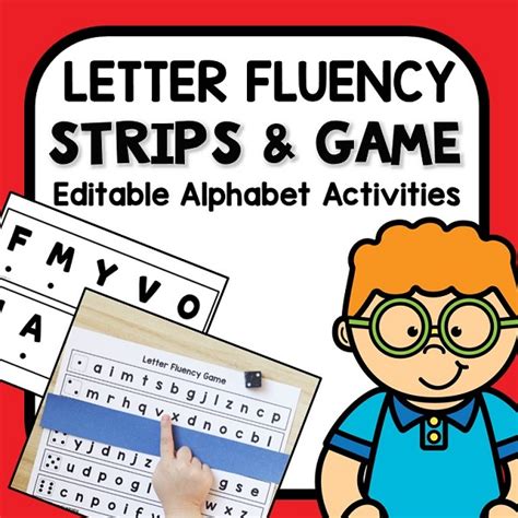 Letter Naming Fluency Alphabet Printable Fantastic Fun And Learning
