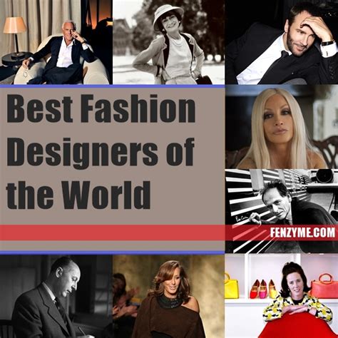 Top Ten Biggest Fashion Designers In The World Best Design Idea