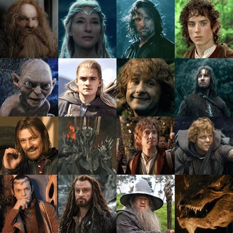 Lord Of The Rings Characters Lord Of The Rings Character Names