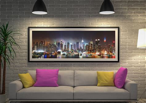Buy A Panoramic Wall Art Print Of The Nyc Skyline Canvas Prints Sydney