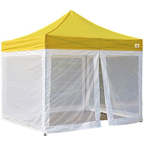 This 10 x 10 canopy tent is large enough to provide plenty of shade no matter how bright the day. AbcCanopy Commercial Pop Up Canopy Screen Room 10x10 ...