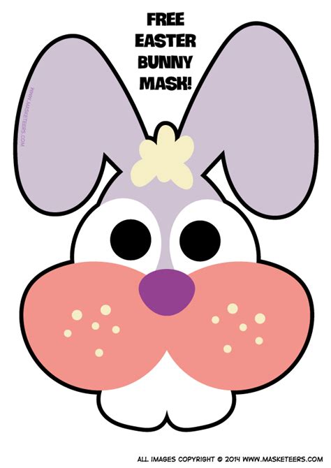 Choose from 940+ easter bunny graphic resources and download in the form of png, eps, ai or psd. Masketeers Printable Masks: April 2014