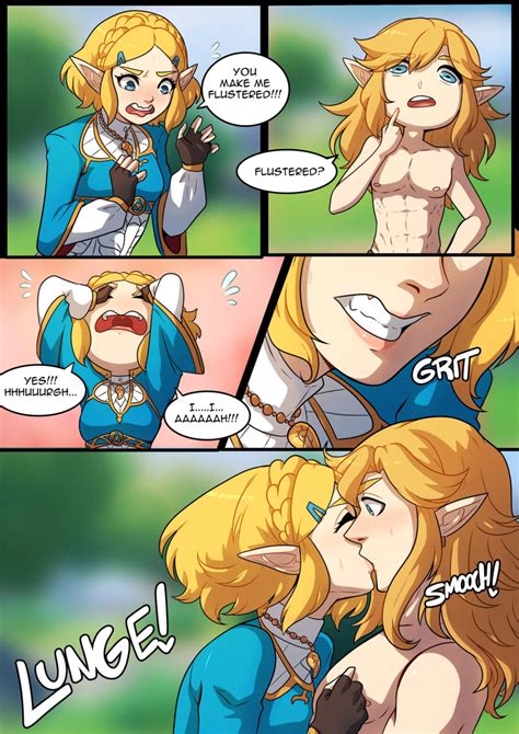 Rule 34 Blonde Hair Breath Of The Wild Comic Cute Embarrassed English