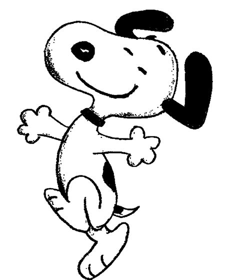 Dancing Snoopy Happy Dance Coloring Page Wecoloringpage Com Vrogue