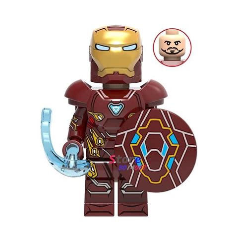 Iron Man Mark 85 Shield Defense Marvel Avengers Endgame Lego