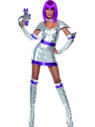 Sexy Space Girl Cadet Ladies Fancy Dress Astronaut Uniform Adults Costume Outfit Ebay