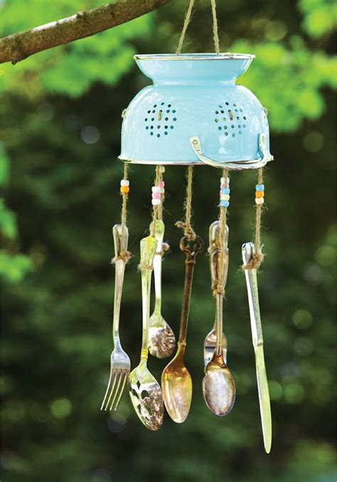 Craft This Unique Wind Chime Out Of Old Kitchen Utensils Outdoor