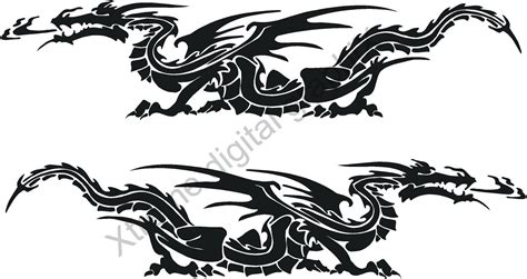 Dragon Vinyl Auto Side Decals Xtreme Digital Graphix