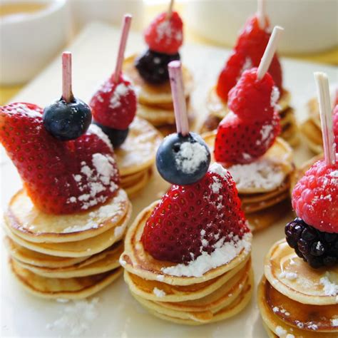 Mini Very Berry Pancake Skewers Recipe