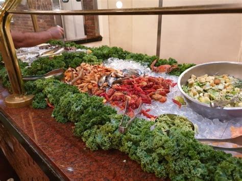 The Buffet Menu Today Has An Incredible Bounty Of Seafood Ranging From