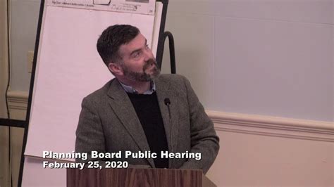 Planning Board Public Hearing February 25 2020 YouTube