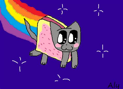 Nyan Cat Arttrade By Sparkle The Pikachu On Deviantart