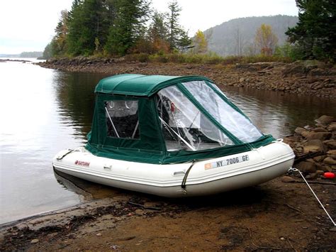 For 12 Inflatable Boat Sun Canopy Bimini Top Private Cabin Dome Stay