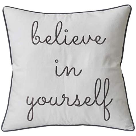 Pillowcase Throw Pillow Covers Embroidered Funny Inspirational Quote