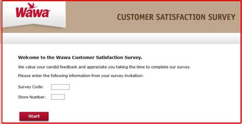 Mywawavisit Take Wawa Survey Win 500 T Card