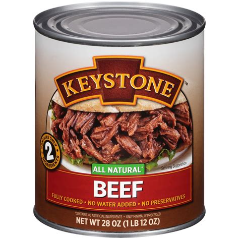 Keystone Meats All Natural Canned Beef 28 Ounce Buy Online In United