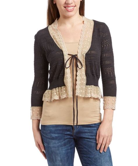 Look At This Charcoal Sunlight Crop Cardigan On Zulily Today