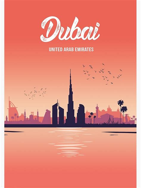 Dubai Skyline Artwork Art Print By Louzaartist In 2021 Skyline