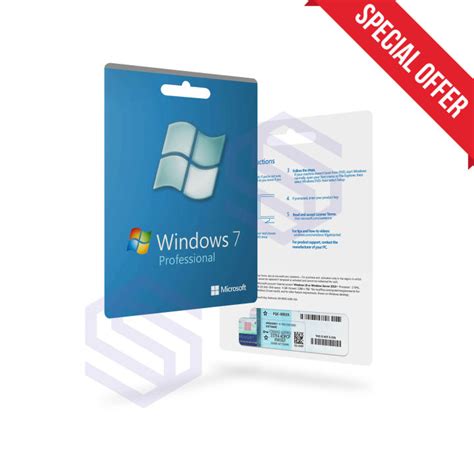 Microsoft Windows 7 Pro Professional Full Set Original Lifetime
