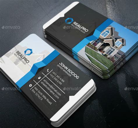 25 Free Real Estate Business Card Templates Indesign Ms Word Photoshop
