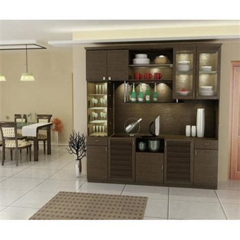 Our free expert design service will. Designer Crockery Cabinet at Rs 850/square feet | Crockery ...
