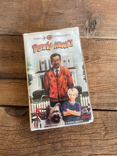 Vintage Dennis The Menace Vhs Tape Movie 1993 Warner Etsy España