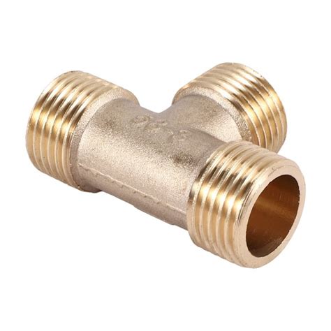 Brass T Shape Water Fuel Pipe Equal Male Tee Adapter Connector Thread Lazada PH