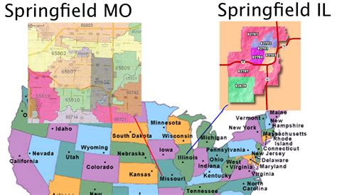 Springfield Missouri Zip Code Map