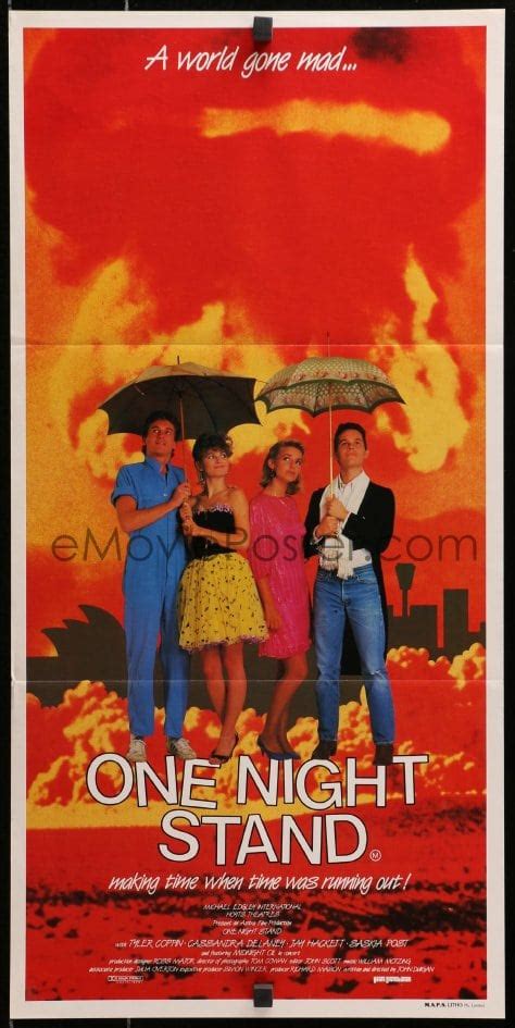 3c433 One Night Stand Aust Daybill 1984 Tyler Coppin