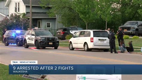 Nine Arrested Following Fight In Waukesha Police Confirm