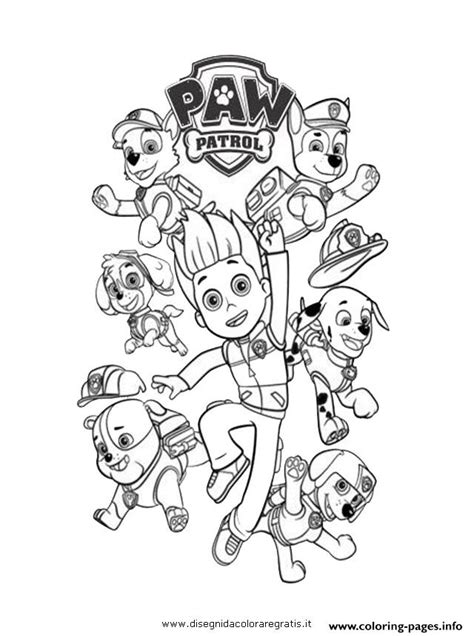 Children are very fond of cartoons of this series and they will definitely like here you can print free paw patrol coloring pages and please the child. Paw Patrol Ryder And The Dogs Coloring Pages Printable