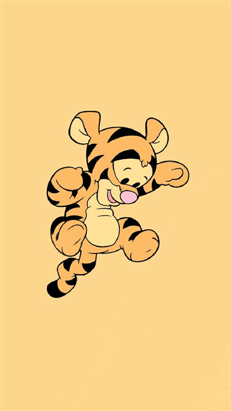Baby Tigger Cute Cartoon Wallpapers Disney Characters Wallpaper