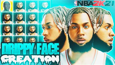 New Best Drippy Face Creation Tutorial In Nba 2k21 Next Gen Nba 2k21