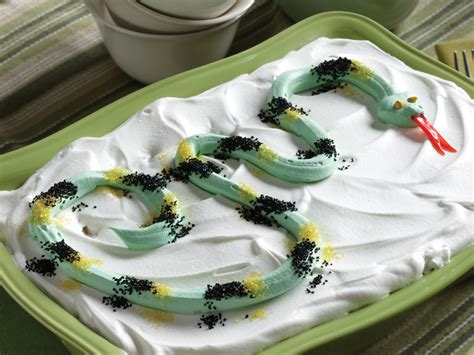 Cheesy Snake Cake Recipe Recipe Snake Cakes Halloween Recipes