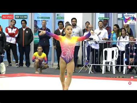 La gimnasia me enseñó a ser quien soy. Flavia Saraiva BRA FX TF @ Lima 2018 - YouTube