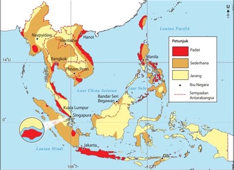 Peta Taburan Penduduk Di Malaysia Geografi Tingkatan Bab Taburan