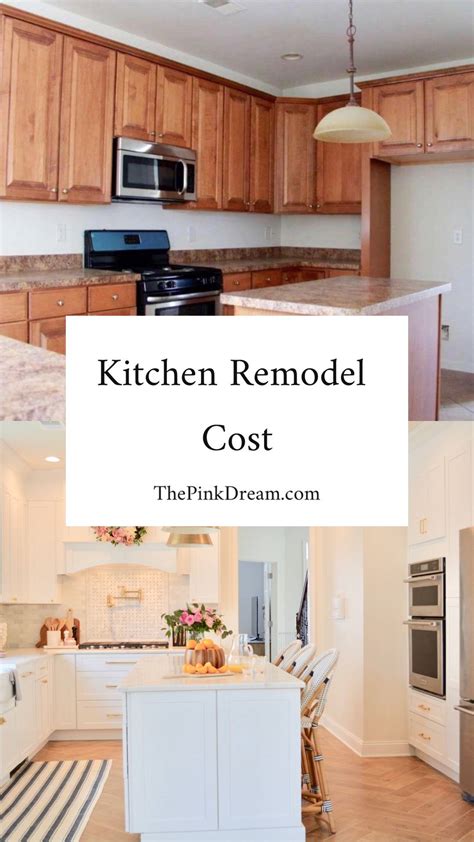 Our Kitchen Remodel Cost Breakdown Where To Save And Splurge The Pink