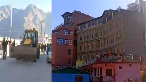 Joshimath Demolition Process Begins Two Hotels Being Demolished First