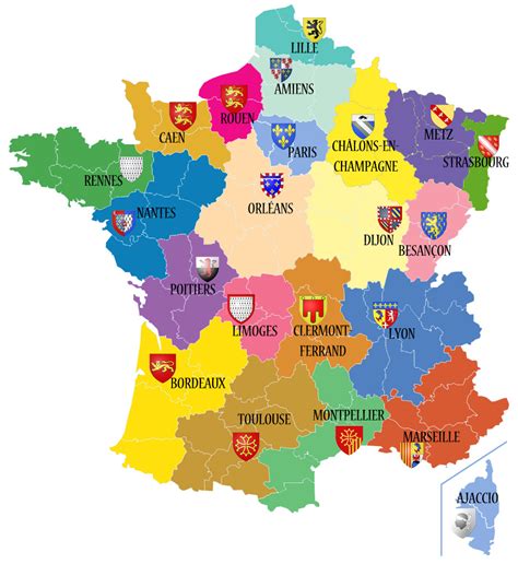 Toutes les régions et départements français ⏩ listes & détails informatifs officiels : Carte De France Avec Départements Et Préfectures ...