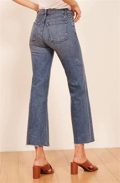 Reformation Fawcett High Waist Crop Jeans Best Cropped Jeans