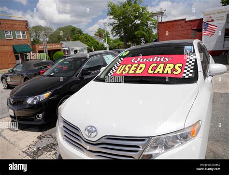Used Cars For Sale North Carolina Usa Stock Photo Alamy