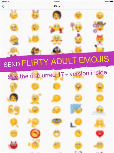 Adult Emoji Icons Romantic And Flirty Texting Apprecs