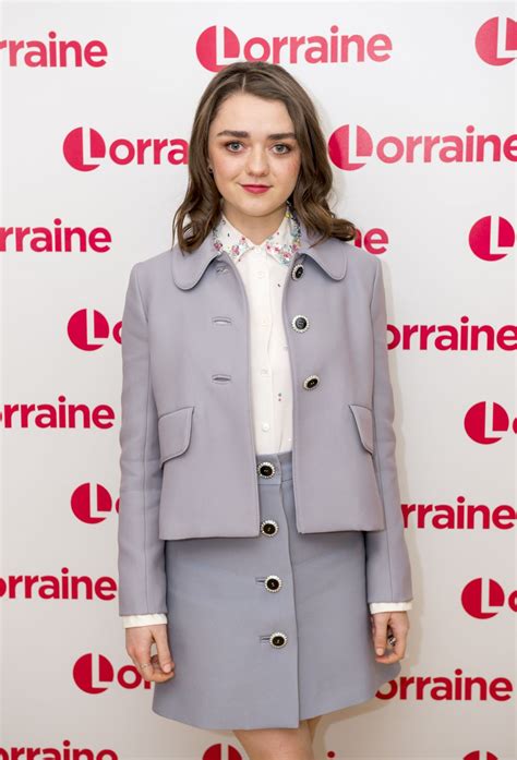 Maisie Williams At Lorraine Tv Show In London 01172018 Hawtcelebs