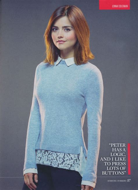 Jenna Coleman Sfx Magazine October 2015 And Doctor Who Monthly October