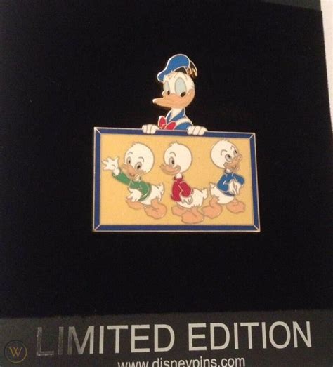 Donald Duck Nephews Huey Dewey Louie Father Day Portrait Disney Pin Le