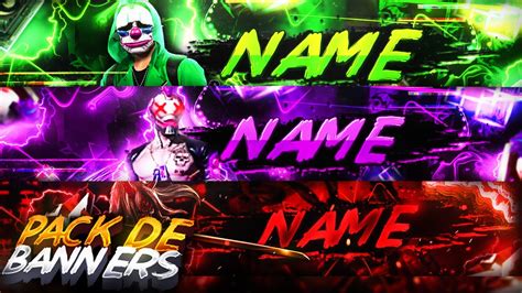 Top 5 free fire gaming banner template no text | free fire youtube banner. PACK DE BANNERS EDITABLES DE FREE FIRE 2020 PARA (PC Y ...