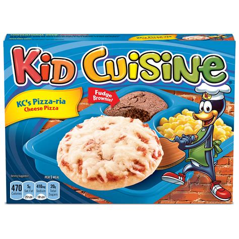 Kid Cuisine Pizzaria Cheese Pizza Frozen Meal With Corn And Fudge